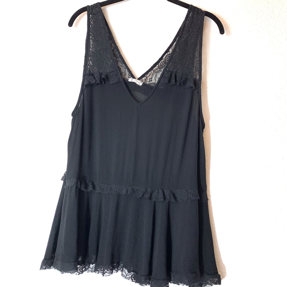 EUC Free People Sleeveless Flowy Blouse S - Picture 1 of 5